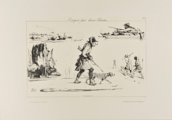 SKETCHES OF DUCK HUNTING