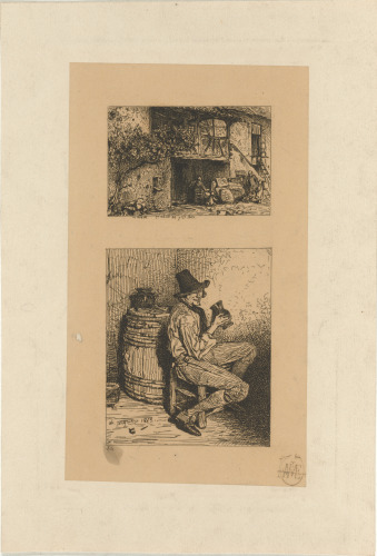 FRONT STAIRS OF A HOUSE; DRINKER