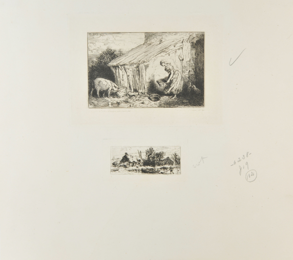 PIG SHED; LANDSCAPE: WINTER