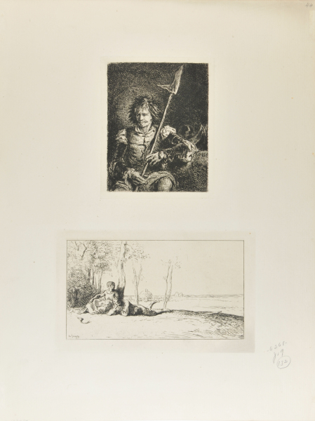 A VILLAIN; THE REPOSE: LANDSCAPE