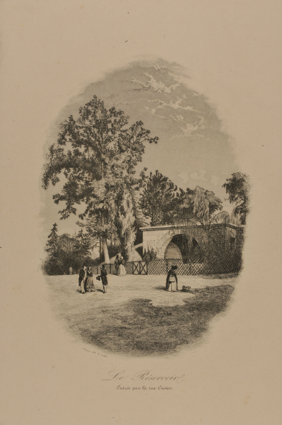 THE RESERVOIR, ENTRANCE FROM RUE CUVIER