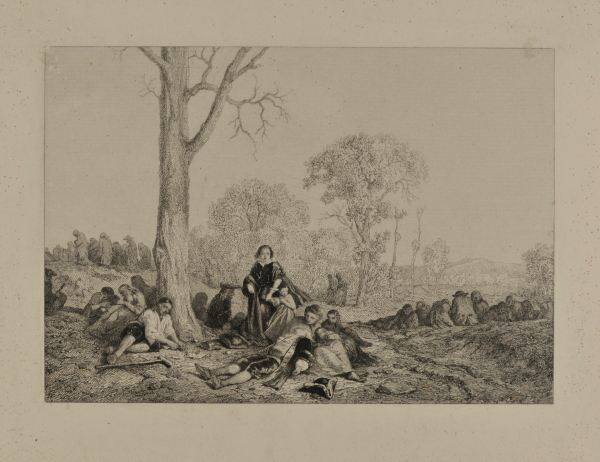 INHABITANTS OF RENNES, DRIVEN FROM THE CITY (1675)