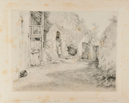 Street with cottages