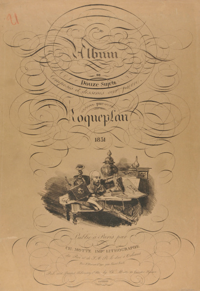 Frontispiece for “Album de Douze Sujets”