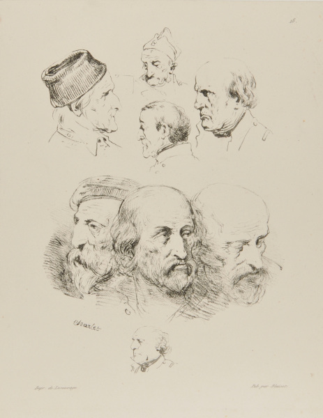 EIGHT HEADS OF OLD MEN