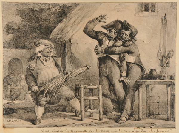 Vous croisez la bayonnette sur les vieux amis!…