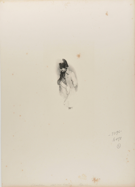 SKETCH OF NAPOLEON IN PROFILE