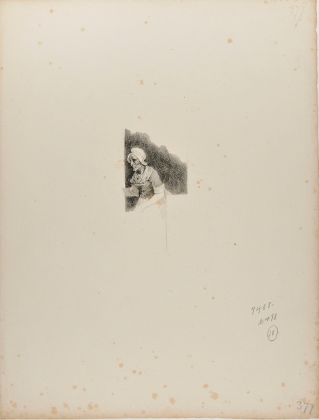 HALF-LENGTH VIEW OF OLD WOMAN