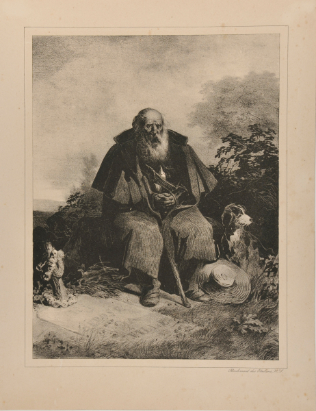 Old Shepherd Sitting Next to His Daughter’s Tomb