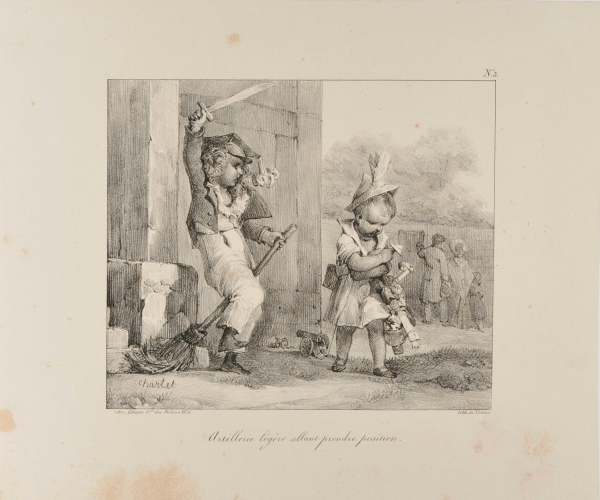 LIGHT ARTILLERY TAKE UP POSITION