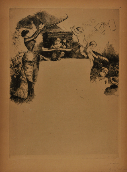 La Dame Empilant des Albums