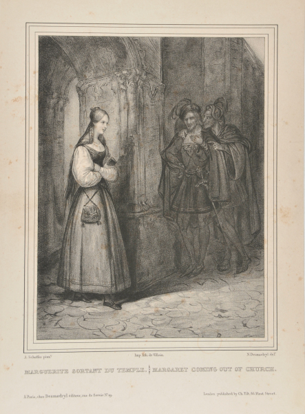 MARGARET COMING OUT OF CHURCH