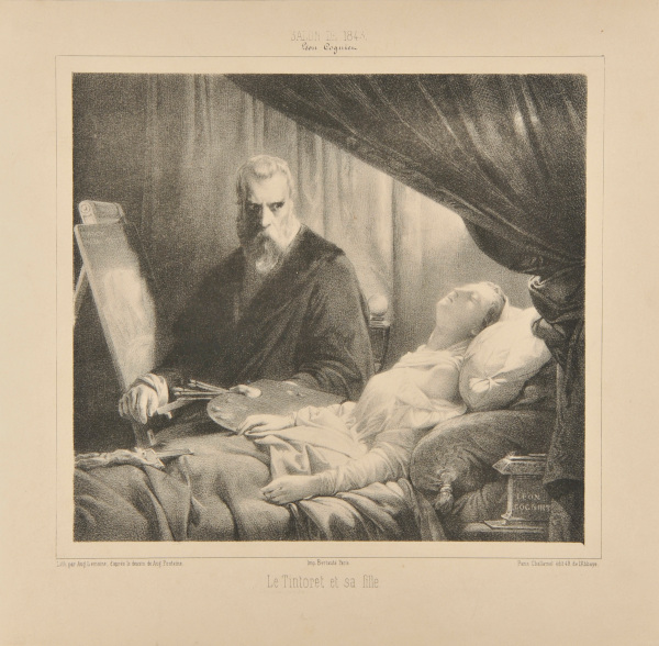 Le Tintoret et sa Fille, after Auguste Fontaine, after Léon Cogniet