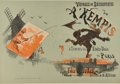 COVER FOR THE BOOK "EMILE GOUDEAU, VOYAGES ET DÉCOUVERTES DE A. KEMPIS À TRAVERS LES ETATS-UNIS DE PARIS (PARIS: JULES LÉVY, 1886)"