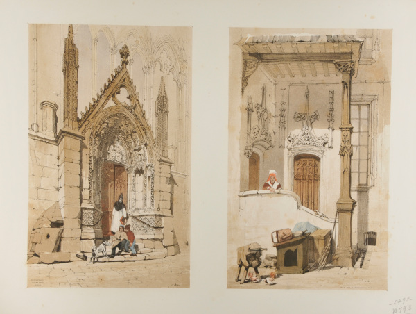 PORTE ROUGE, NOTRE DAME, PARIS; RUE DES MARMOUSETS, PARIS