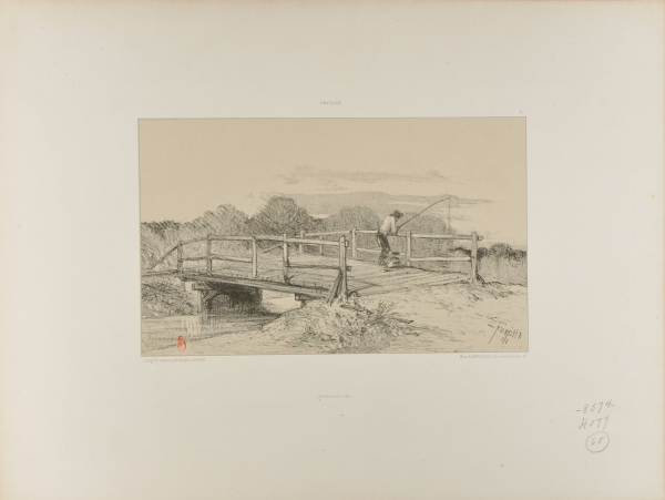 FISHERMAN ON A BRIDGE