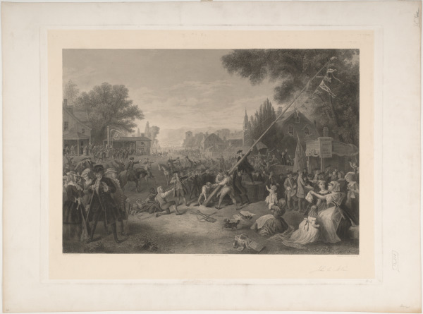 RAISING THE LIBERTY POLE