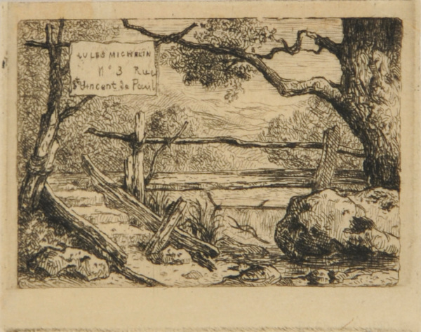 CALLING CARD FOR JULES MICHELIN