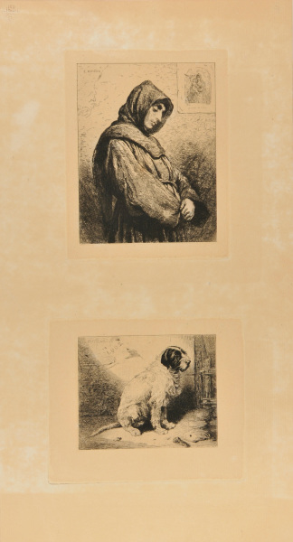 FRANCISCAN MONK IN ROME; ENGLISH GRIFFON