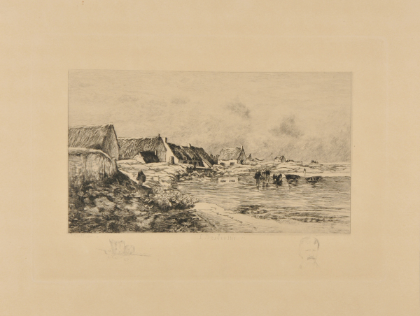 HARBOR OF A FISHING VILLAGE