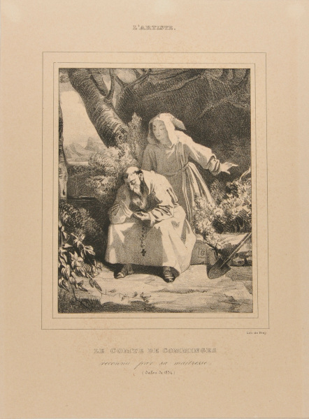 Le Comte de Comminges, reconnu par sa maîtresse (Salon de 1834)