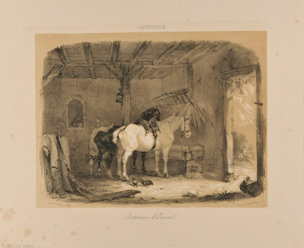 INTERIOR OF A STABLE