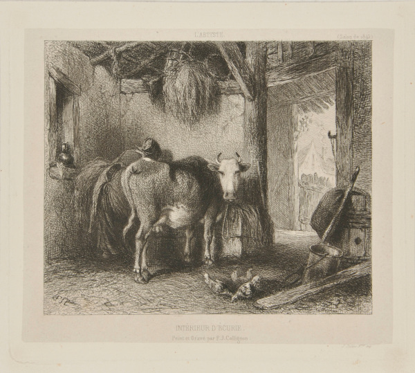 INTERIOR OF A STABLE