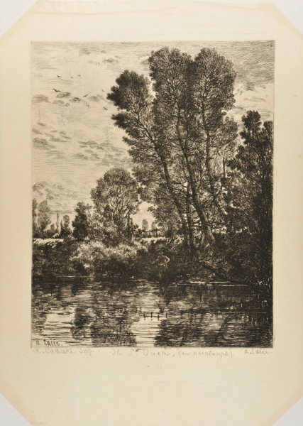 THE ISLAND OF ST. OUEN (IN THE SPRING)