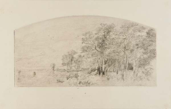 Les trois vaches sur la lisière du bois