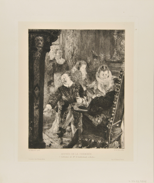 BESIDE THE FIREPLACE