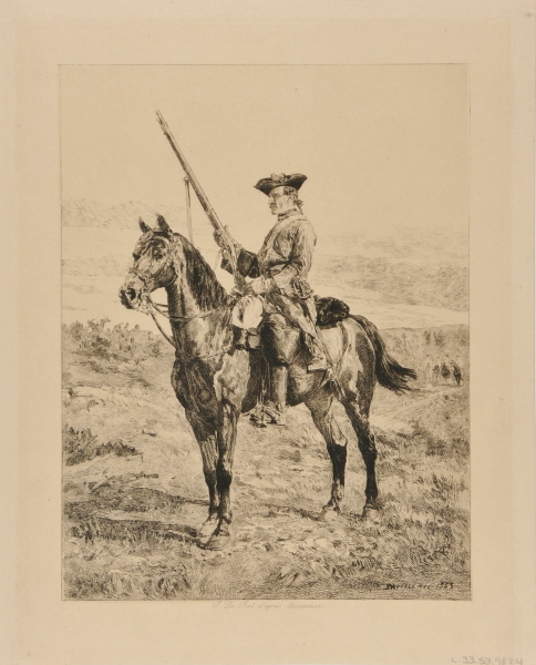 Soldier on horseback