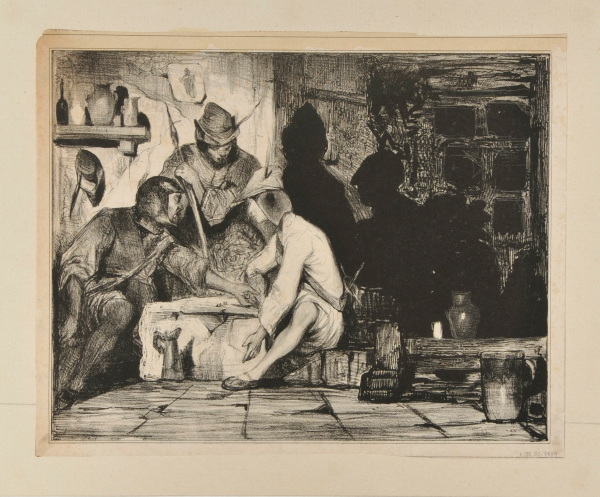 Soldats Jouant aux Dés