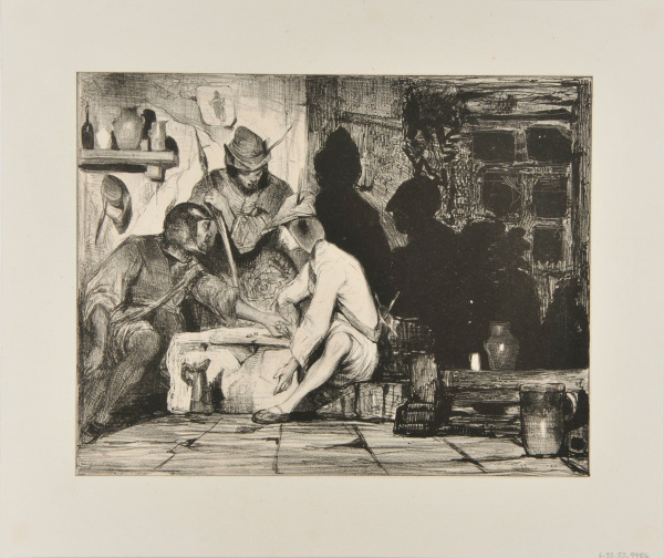 Soldats Jouant aux Dés