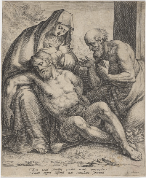 BODY OF CHRIST WITH THE VIRGIN AND ST. JEROME