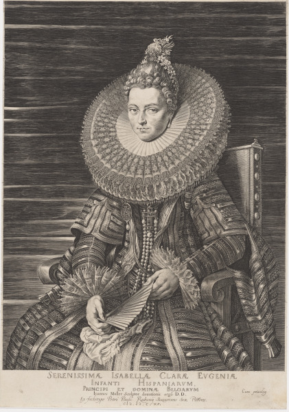 ISABELLA CLARA EUGENIA, INFANTA OF SPAIN AND SOVEREIGN OF LOWLANDS