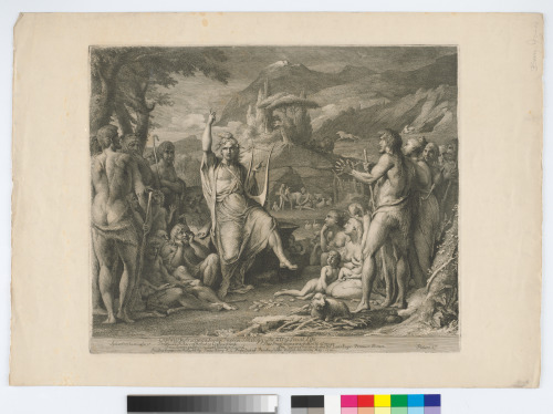 ORPHEUS INSTRUCTING A SAVAGE PEOPLE