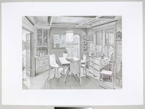From the portfolio “Open House: Five Engraved Scenes”