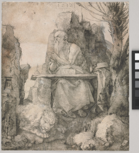 SAINT JEROME SEATED NEAR A POLLARD WILLOW