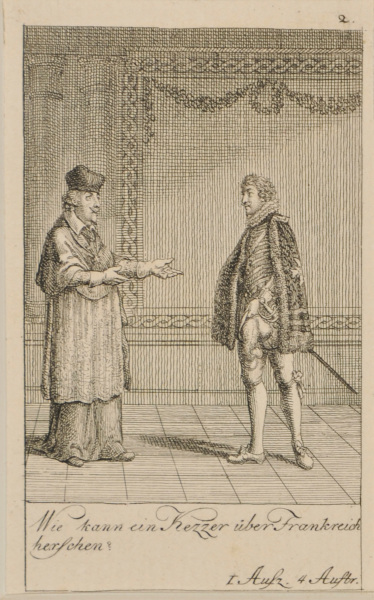 PLATE 2 FROM MARIE-JOSEPH CHÉNIER'S "BARTHOLOMÄUSNACHT" FOR THE "GÖTTINGER TASCHENKALENDER FUR DAS JAHR 1791"