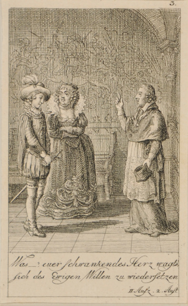 PLATE 3 FROM MARIE-JOSEPH CHÉNIER'S "BARTHOLOMÄUSNACHT" FOR THE "GÖTTINGER TASCHENKALENDER FUR DAS JAHR 1791"