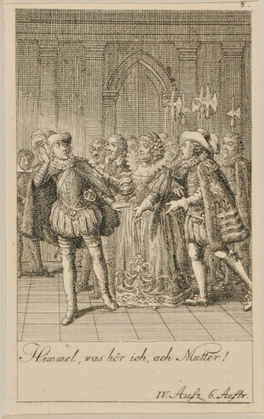 PLATE 8 FROM MARIE-JOSEPH CHÉNIER'S "BARTHOLOMÄUSNACHT" FOR THE "GÖTTINGER TASCHENKALENDER FUR DAS JAHR 1791"