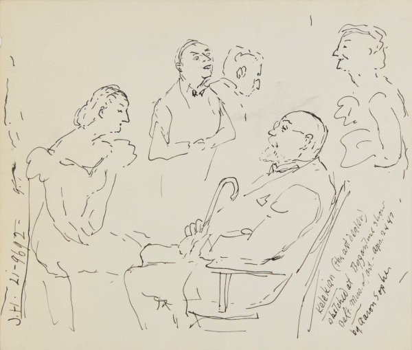 KELEKIAN (THE ART DEALER) (RECTO); CIRCUS (VERSO)