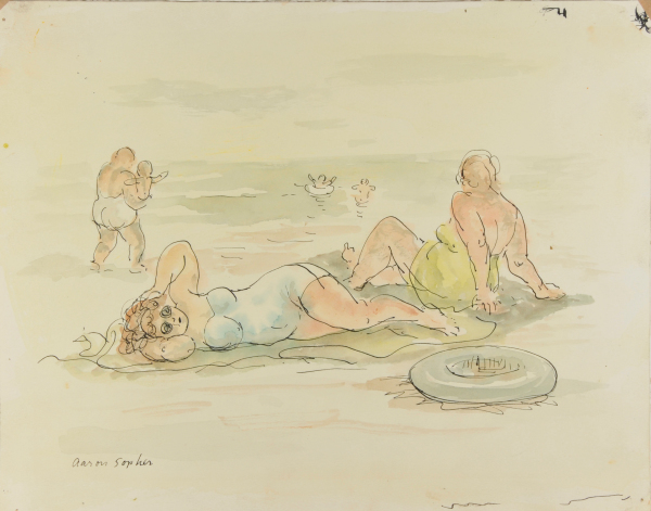 AT THE BEACH (RECTO); AT THE FAIR (VERSO)