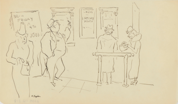 OUTSIDE OF THE THEATER