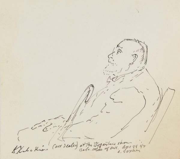 KELEKIAN AT THE BYZANTINE SHOW, BALTIMORE MUSEUM OF ART