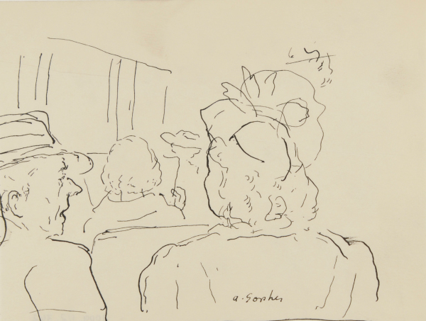 SITTING ON THE TROLLEY