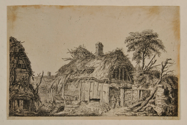 CHILDREN PLAYING BY WOOD PILE