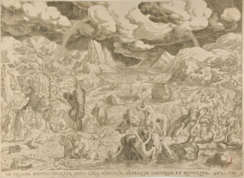 THE FLOOD WITH NOAH'S ARK