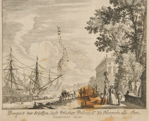 VIEW OF SHIPS AND SEVERAL PALACES NEWLY BUILT AT NAPLES