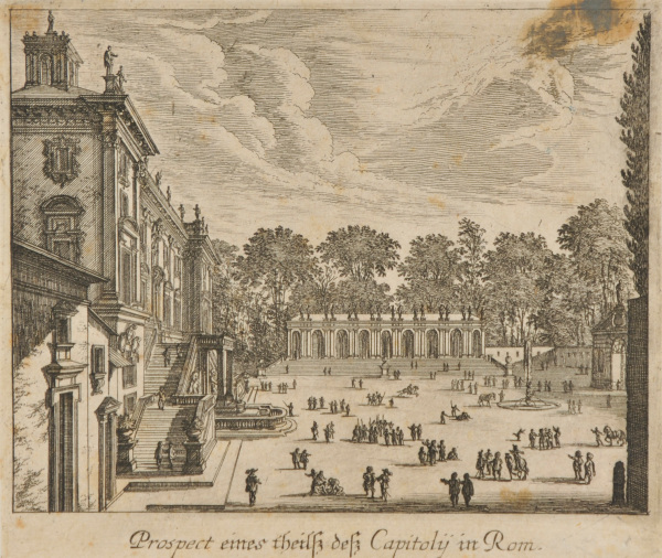 VIEW OF PART OF THE CAPITOL AT ROME